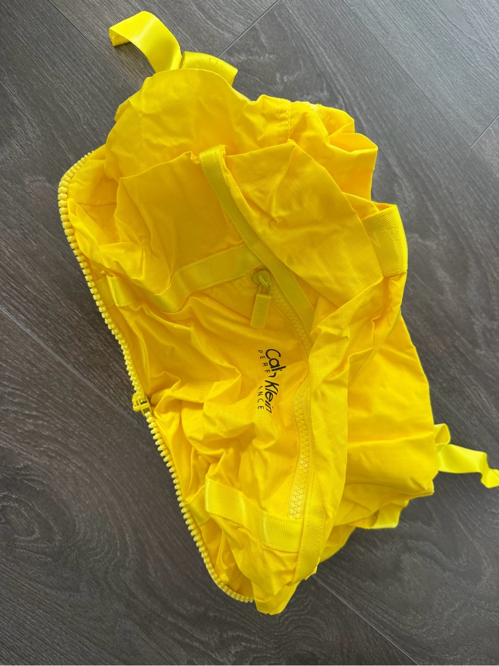 Calvin Klein Yellow Performance Backpack - Picture 3 of 6
